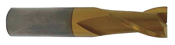 Carbide End Mill, Sq, 7/16, 5/8 Cut L