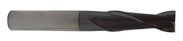 Carbide End Mill, Sq, 7/16, 2 Cut L