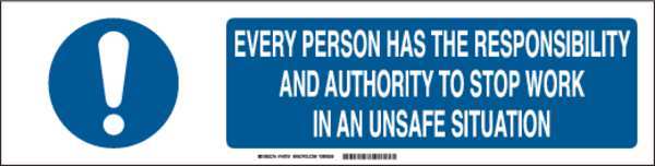 Slider Insert, Text and Symbol, Blue/White