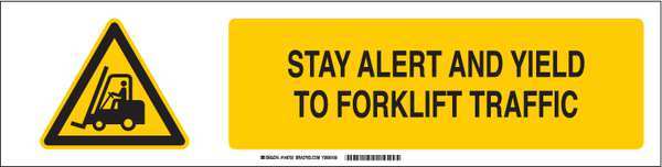 Slider Insert, Yield to Forklift Traffic