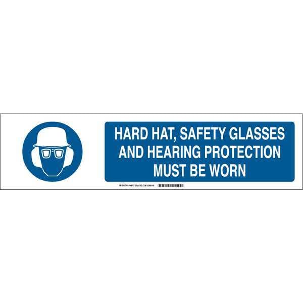 Slider Insert, Hard Hat Must Be Worn
