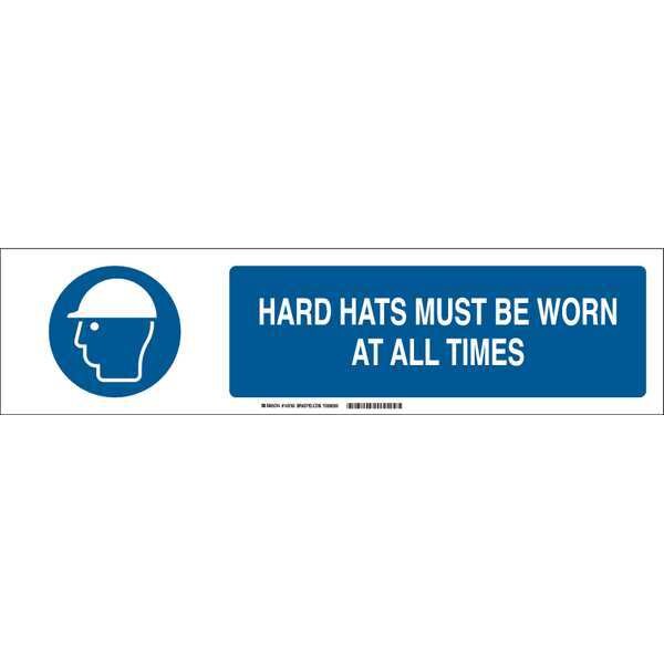 Slider Insert, Alum, Hrd Hats Must Be Worn