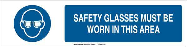 Slider Insert, Alum, Glasses Must Be Worn