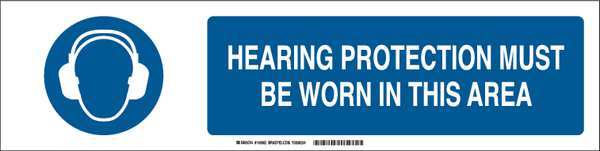 Slider Insert, Hearing Protection, English