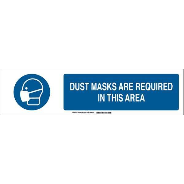 Slider Insert, Dust Masks Required, 6 in H