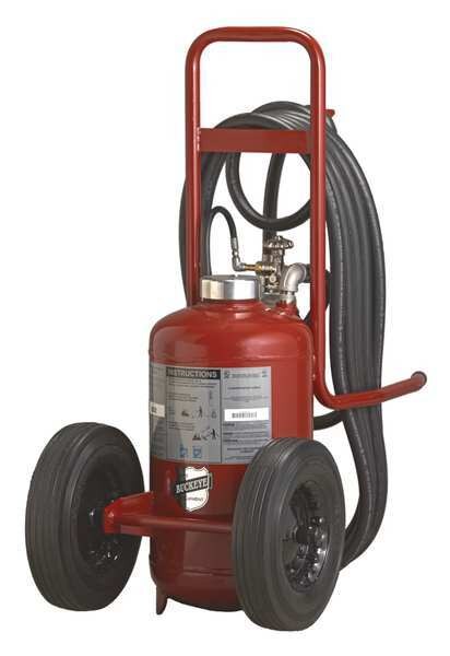 Wheeled Fire Extinguisher, 30A:240B:C, Dry Chemical, 125 lb