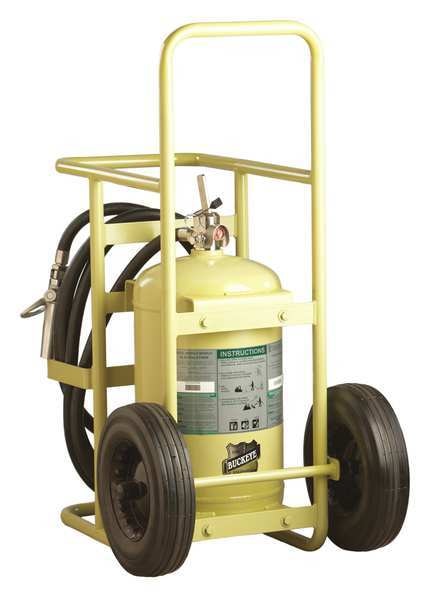 Wheeled Fire Extinguisher, 4A:60B:C, Clean Agent, 65 lb