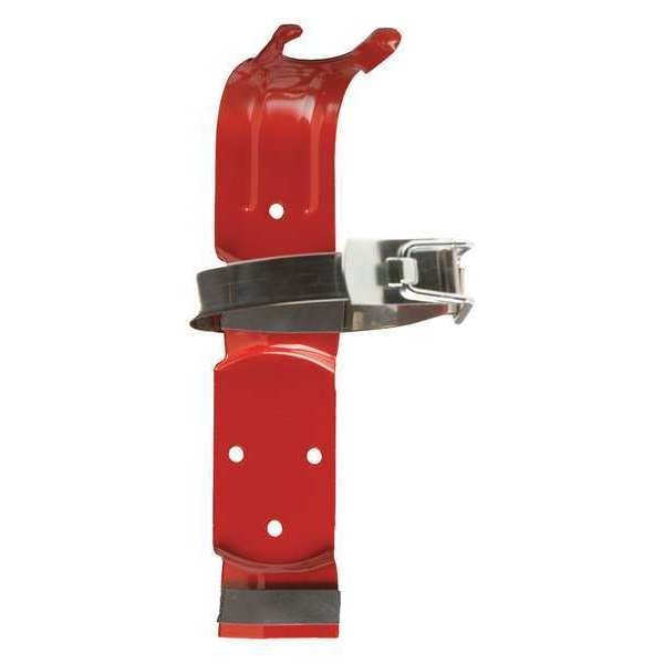 Fire Extinguisher Bracket, Strap, Red