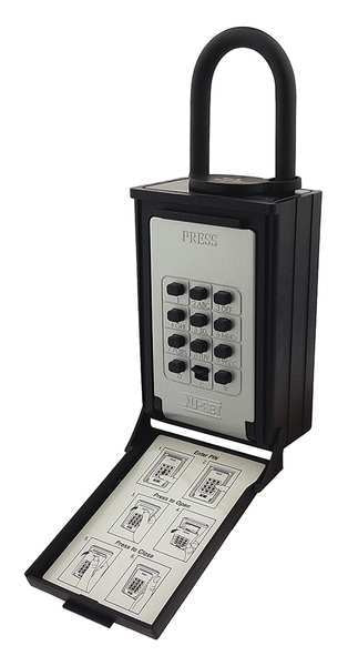 Key/Card Storage Combo Locking Shackle Push Button Lock Box