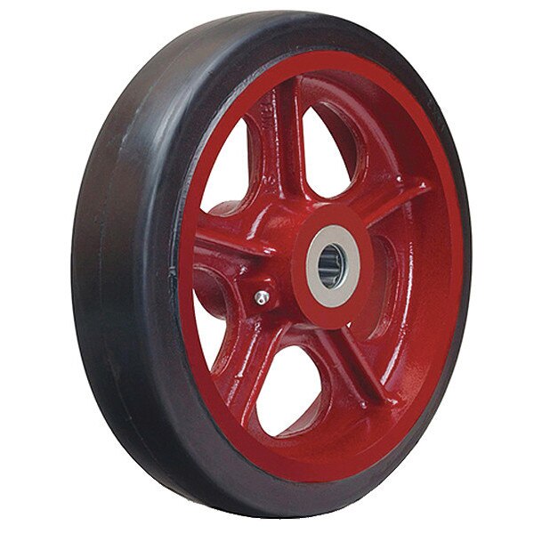 Moldon Rubber Wheel 12X2-1/2In W 1In Rb