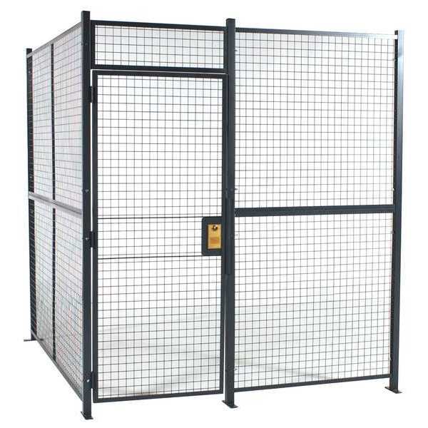 Welded Wire, 4 sided, hinge door, ceiling