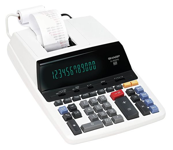 Desktop Calculator, Printing, 12 Digit