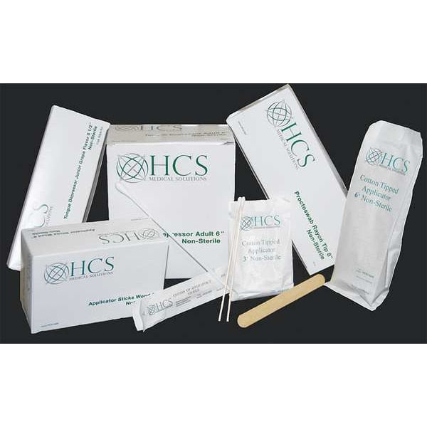 Cotton Tip Swab, Wood, 6, PK1000