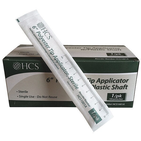 Swabsticks, Plastic, 6 in.L, PK1000
