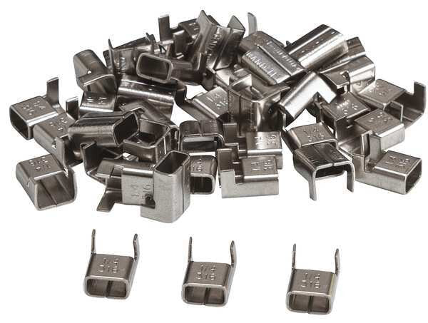Banding Heads, 316 SS, 1/4in., PK100