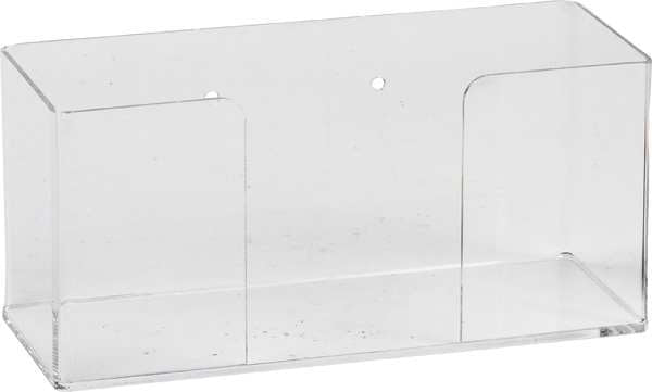 Glove Dispenser, Acrylic, Clear, 5 in. H