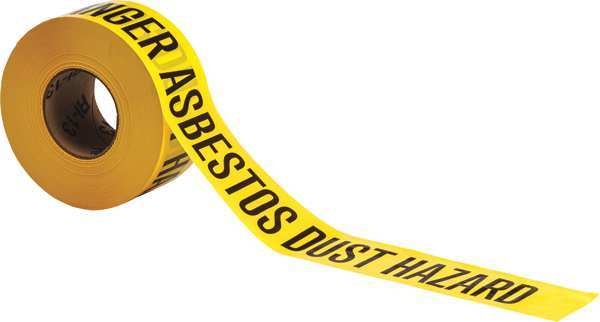 Barricade Tape, Black/Yellow, 1000 ft. L