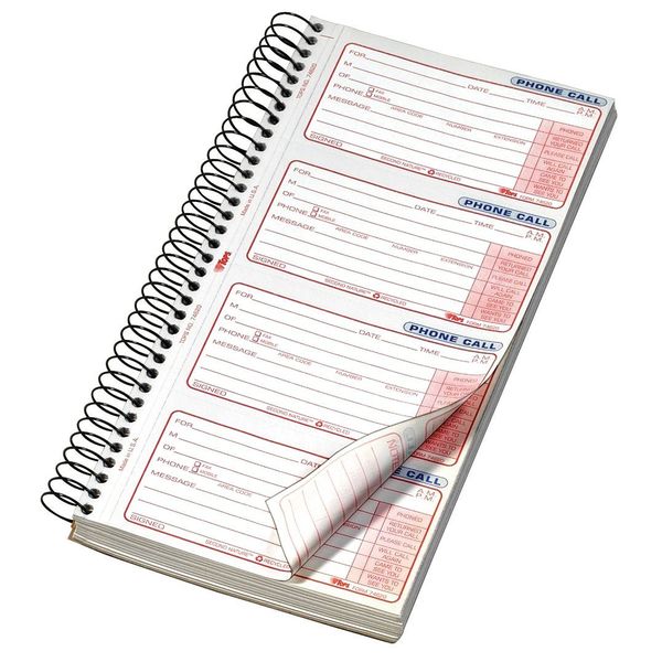 Phone Message Book, 2-3/4 x 5 In.