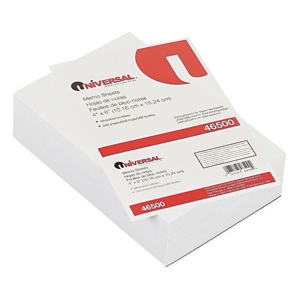 Loose Leaf, Memo, 4 x 6 In, PK500