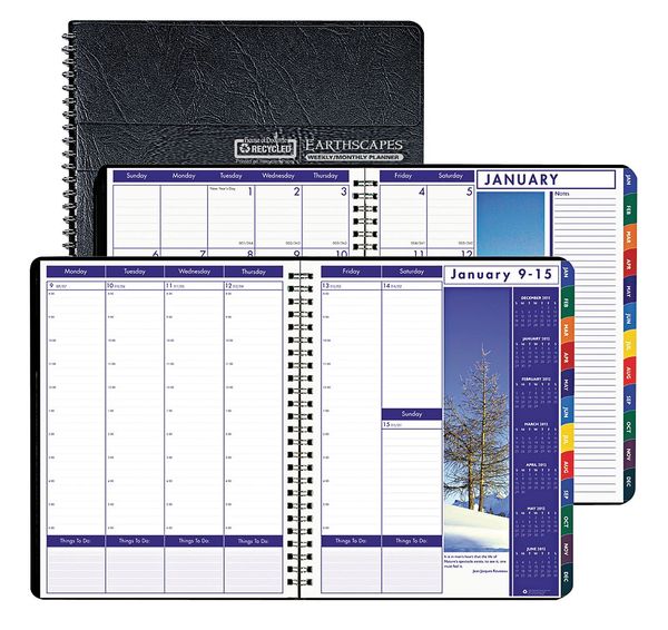 Weekly/Monthly Appointment Book 8-1/2