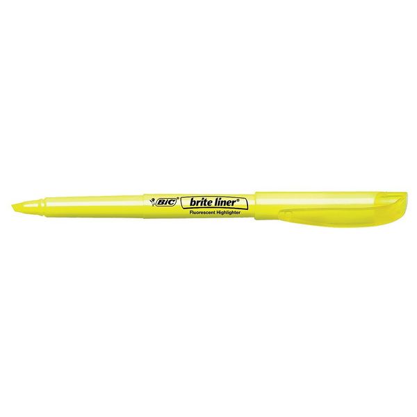 Highlighter, Fluorescent Yellow, PK12