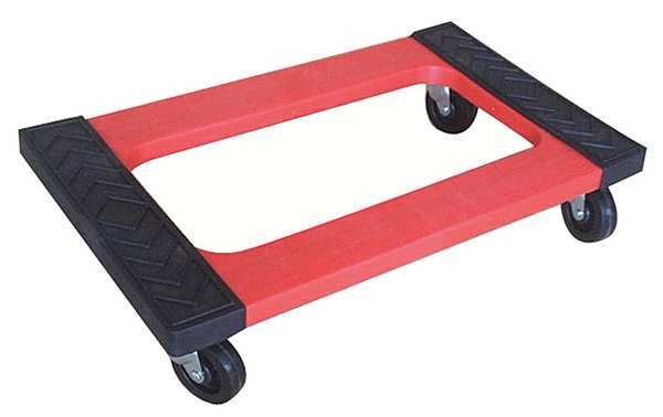 Dolly, Raised Ends, 30 inL x 18 inW, Red