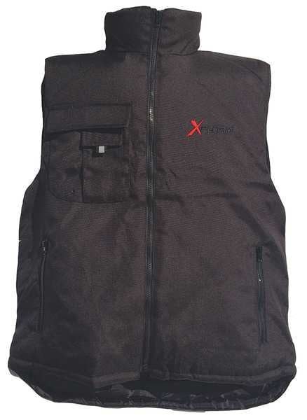 Insulated Vest, Mens, L, Black