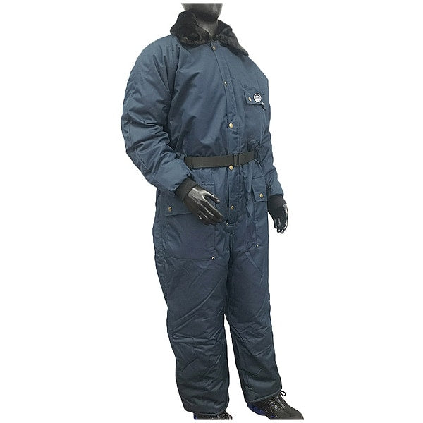 Men's Insulated Coverall, 3XL, Navy, Nylon