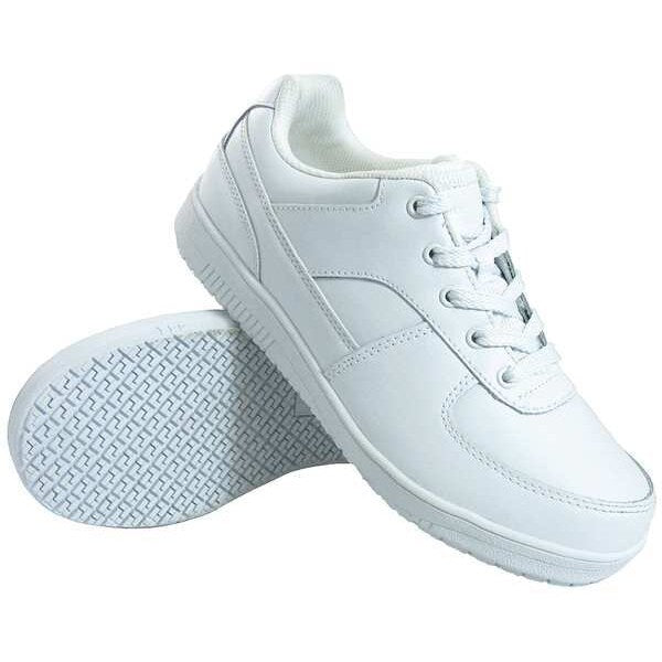 Work Shoes, White, Mens, 8, W, PR