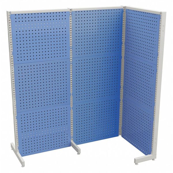 Pegboard Kit, Steel, Blue