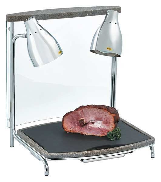 Carving Station, 2 Lamps, 120VAC, Steel