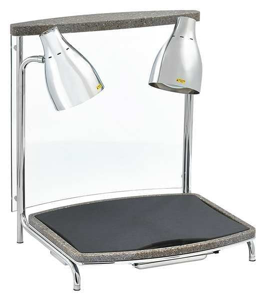 Carving Station, 2 Lamps, 120VAC, Steel