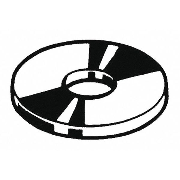 Fender Washer, Fits Bolt Size 5/16 in , Stainless Steel Plain Finish, 50 PK