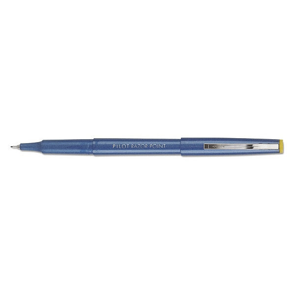 Razor Point(R) Porous Point Pen, Needle Tip Blue PK12