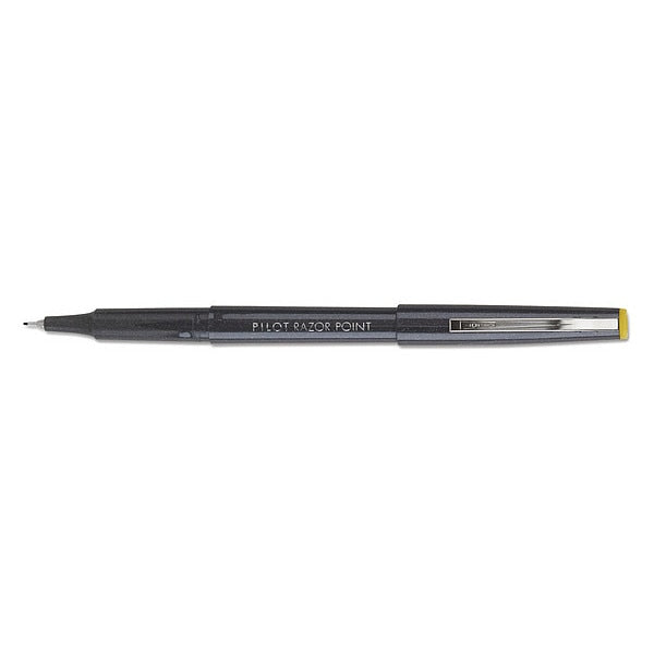 Razor Point(R) Porous Point Pen, Needle Tip Black PK12