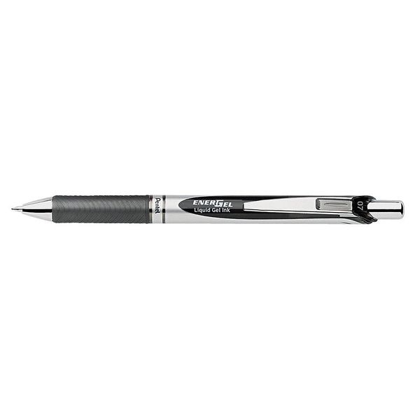 Retractable Roller Ball Pen, Medium 0.7 mm, Black