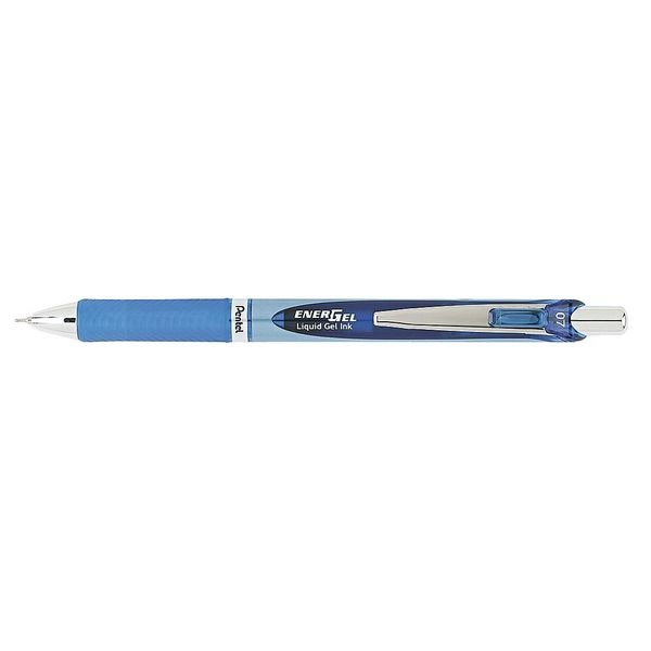 Retractable Roller Ball Pen, Extra Fine 0.7 mm, Blue