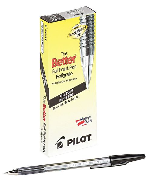 Stick Pen, Fine 0.7 mm, Black PK12