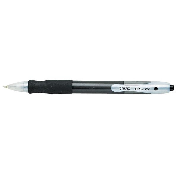 Pen Retractable, Medium 1.0 mm, Black PK12