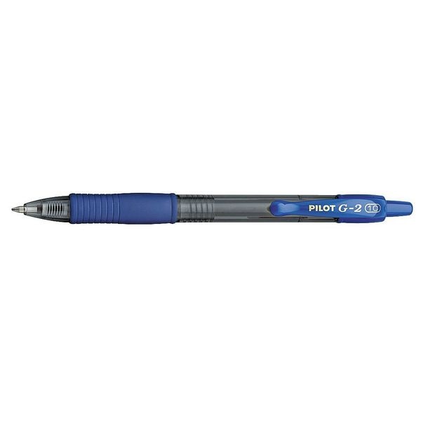 Retractable Gel Roller Ball Pen, 1.0 mm, Blue PK12