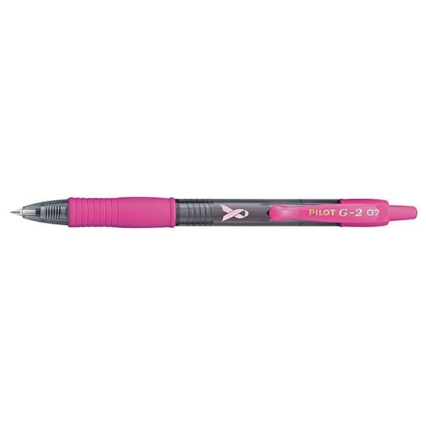 Retractable Gel Roller Ball Pen, Fine 0.7 mm, Black PK12