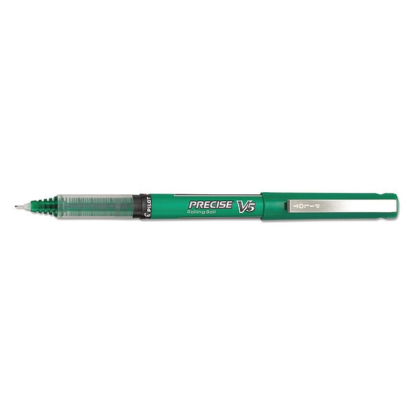 Roller Ball Pen, Extra Fine 0.5 mm, Green PK12