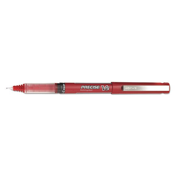 Roller Ball Pen, Extra Fine 0.5 mm, Red PK12