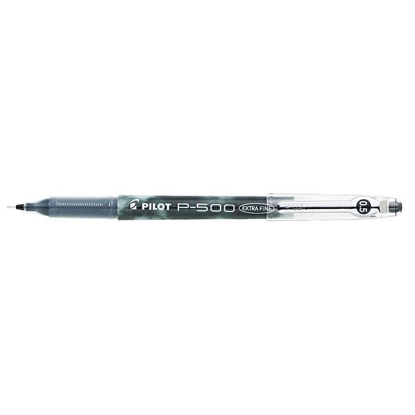 Gel Roller Ball Pen, Extra Fine 0.5 mm, Black PK12