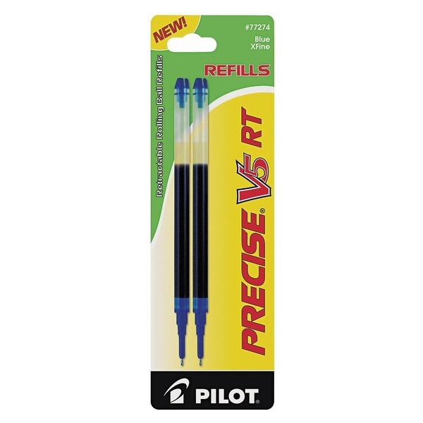 Ink Refill, Extra Fine, Blue, PK2