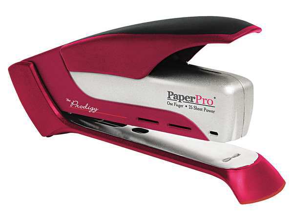 Stapler, 25 Sheet, Red/Silver