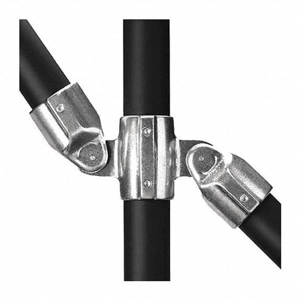 Structural Pipe Fitting, Adjustable Tee, Aluminum, 1.25 in Pipe Size, 32510 lb Tensile Strength