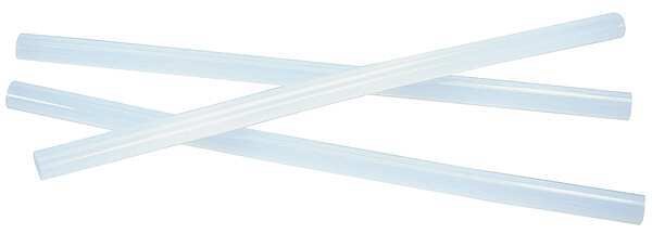 Hot Melt Adhesive, Clear, 7/16 in Diameter, 1 min Begins to Harden