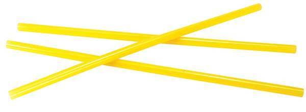 Hot Melt Adhesive, Amber, 7/16 in Diameter, 25 sec Begins to Harden