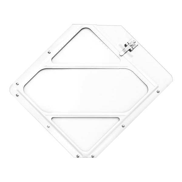 Clipped Corners Placard Holder, 12-1/2inH